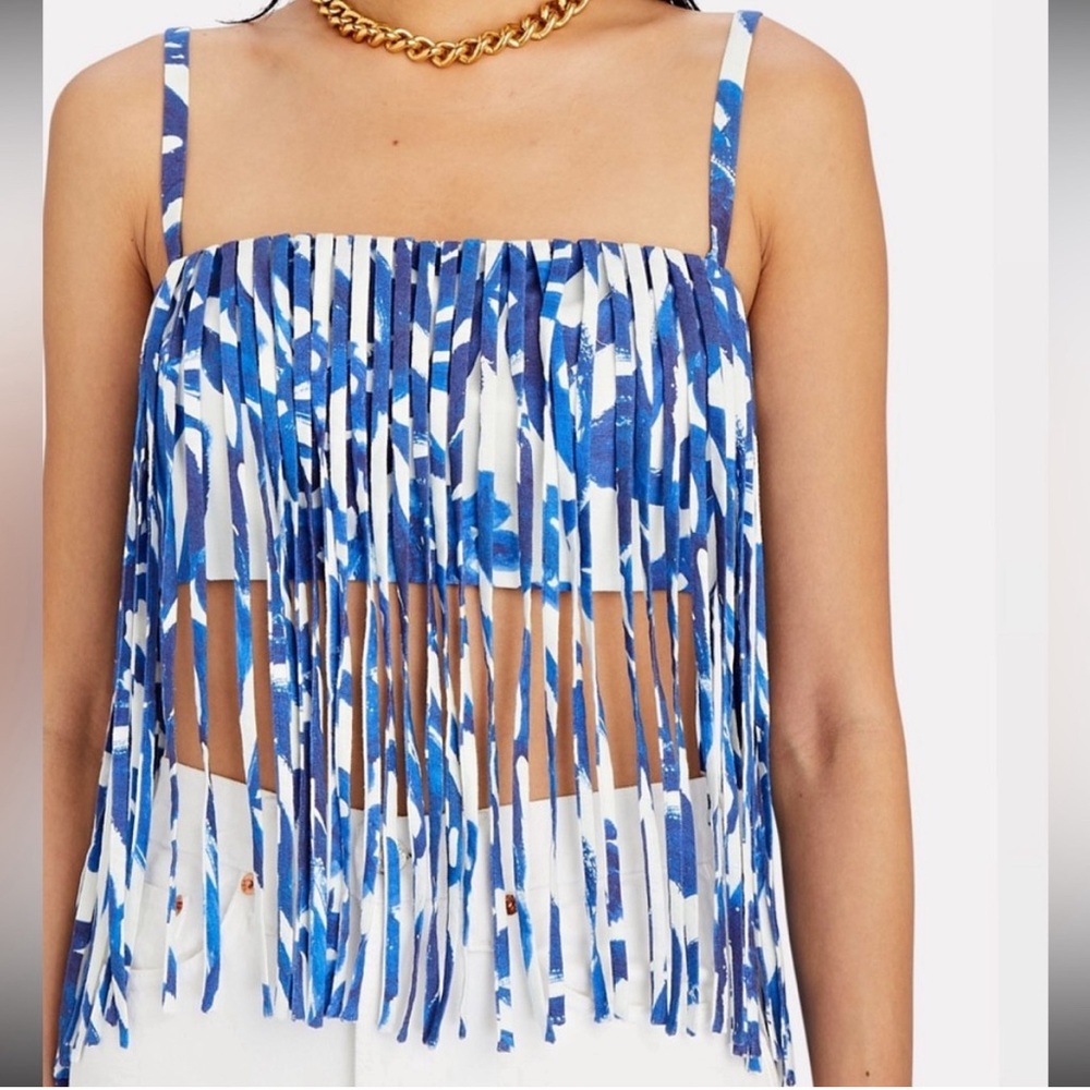 Alexis fringe top